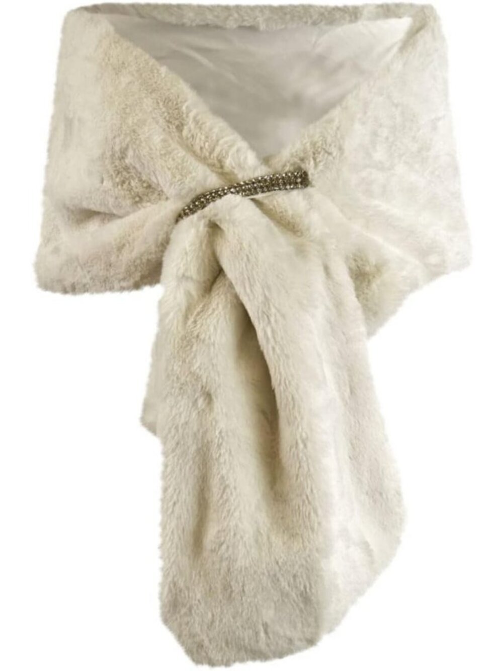 Chic Women's Faux Fur Wrap Shawl | Elegant Evening Cover-Up | Cozy Fashion